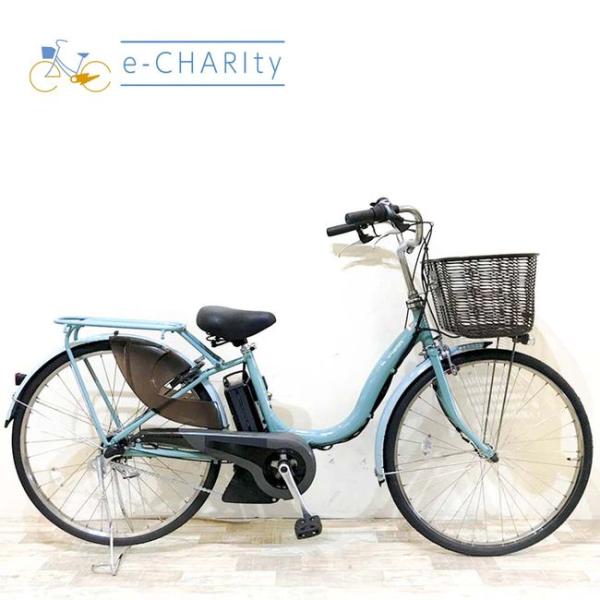 YAMAHA（ヤマハ） 電動自転車 中古 ママチャリ PAS ナチュラ ブルー 26