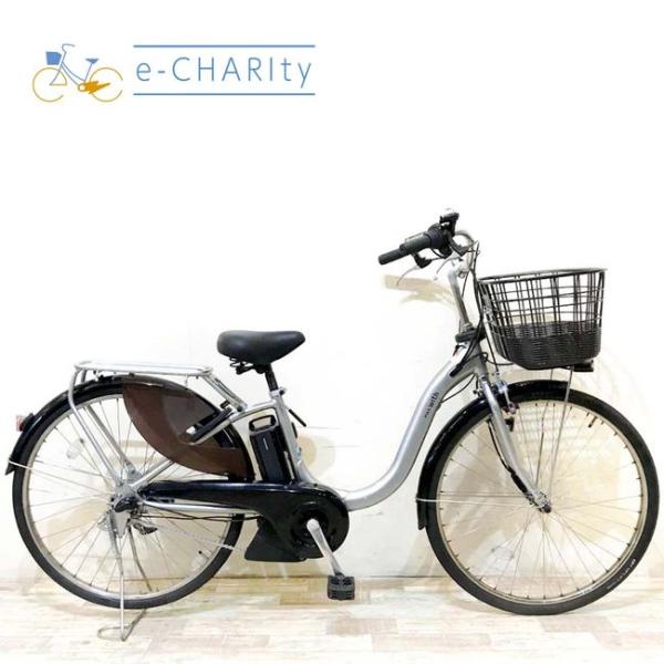 YAMAHA（ヤマハ） 電動自転車 中古 ママチャリ PAS ウィズ シルバー 26