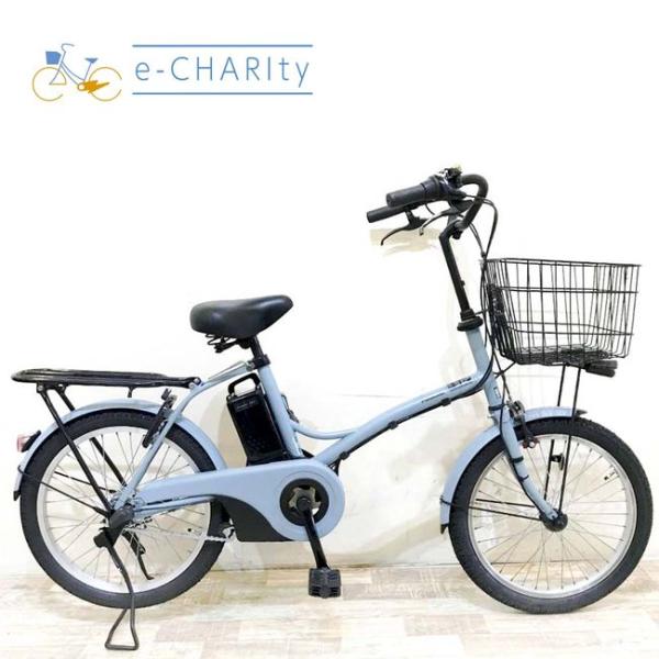 Panasonic（パナソニック） 電動自転車 中古 小径車 グリッター ブルー