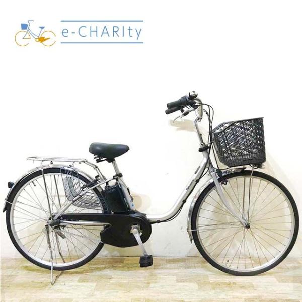 338番　全車両格安販売‼️ 26インチ 電動アシスト　パナソニック Panasonic（パナソニック） 電動自転車 中古 ママチャリ ビビ SX