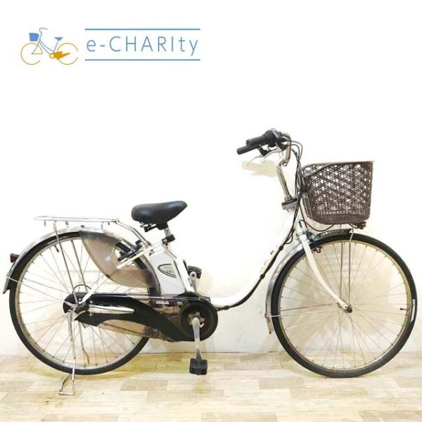 【直接引渡し限定】パナソニック 電動アシスト自転車 シルバー ビビ 26インチ Panasonic 電動アシスト自転車 中古 【大坂・兵庫・京都限定