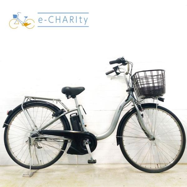 12.3ahヤマハパス26インチ電動アシスト自転車 YAMAHA（ヤマハ） 電動自転車 中古 ママチャリ PAS With パス ウィズ