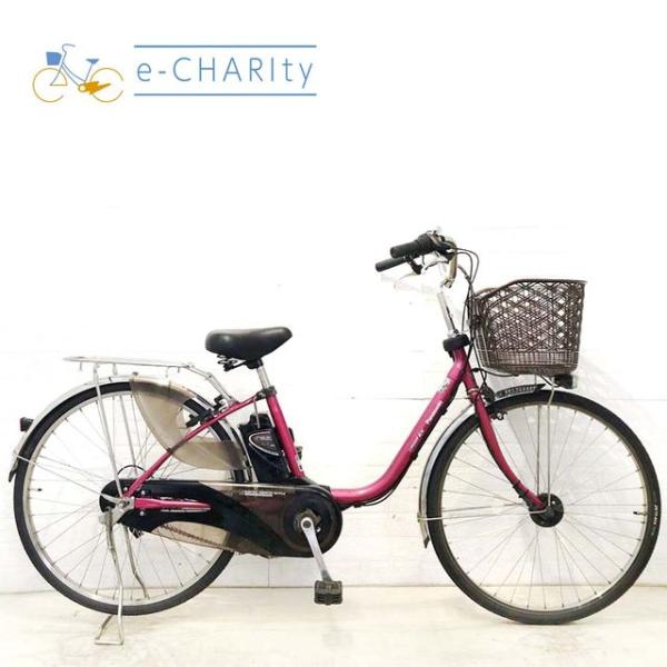 Panasonic（パナソニック） 電動自転車 中古 ママチャリ ビビEX ピンク