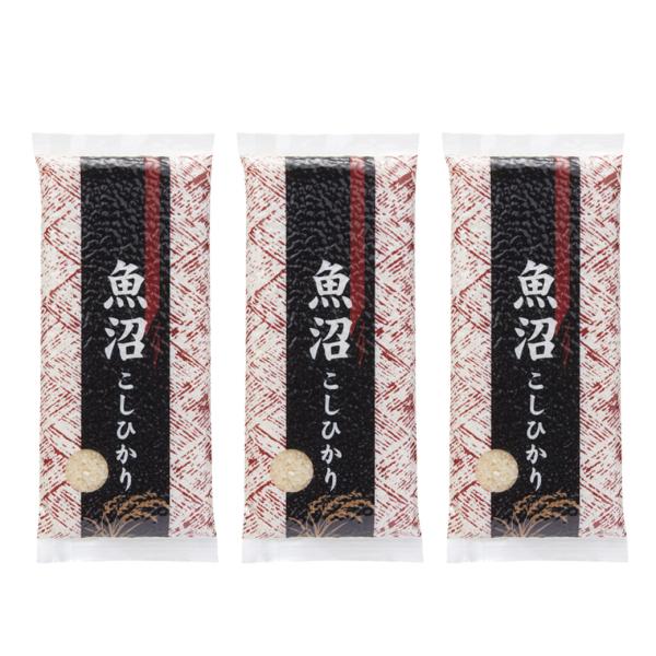 米 魚沼産コシヒカリ 900g 令和7年産 特A米  真空パック お米 2合300gx3袋 ポイント消化