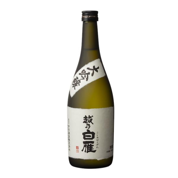 (欠品)越乃白雁 大吟醸 越淡麗 1800ml 中川酒造