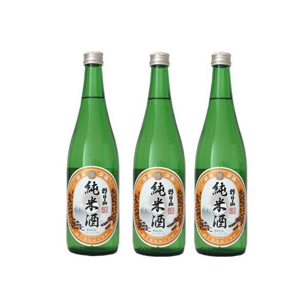 朝日山 純米酒 720ml 日本酒 3本 飲み比べセット