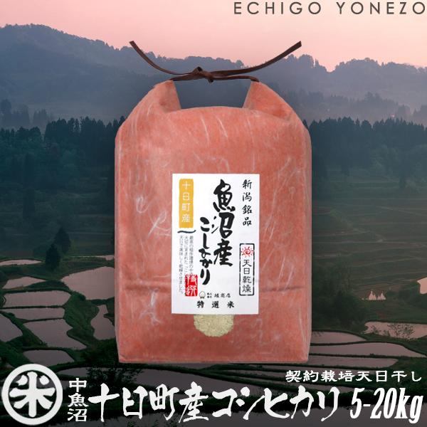 コシヒカリ 新潟米 令和6年産 天日干し 中魚沼 十日町産