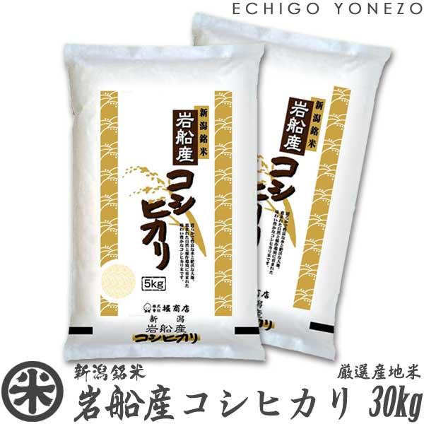 コシヒカリ 新潟米 令和6年産 岩船産コシヒカリ 厳選産地米 30kg
