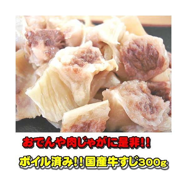 ボイル済み　国産牛すじ（メンブレン）300ｇ　焼肉　ホルモン　B級グルメ