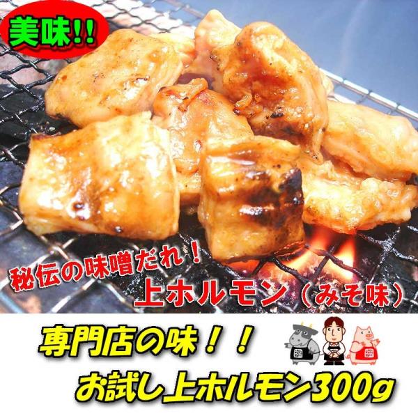 [Release date: September 20, 2009]激旨！上ホルモン300ｇ（味噌だれ・つけだれ付き）【バーベキュー】【焼肉】当店の一番人気の”上ホルモンお試しセット”に使用されている、上ホルモンを「単品」にて販売開始しまし...