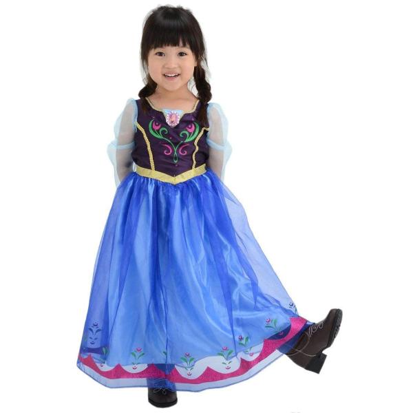 ディズニー アナと雪の女王 アナ おしゃれドレス キッズコスチューム 女の子 100cm 110cm Buyee Buyee 日本の通販商品 オークションの代理入札 代理購入