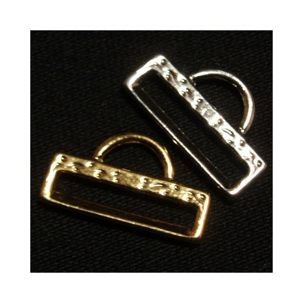 [EZ001]ステッチ用金具（デリカビーズ織り、ステッチ向けストラップ金具）[RPT]