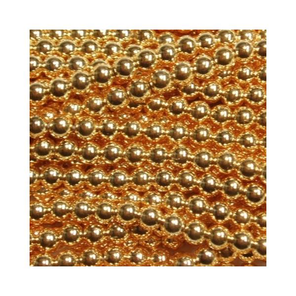 [AC002]TOHOパールビーズ(業務用) メタリック金(No.301) 2mm 60インチ(約770粒)[RPT]