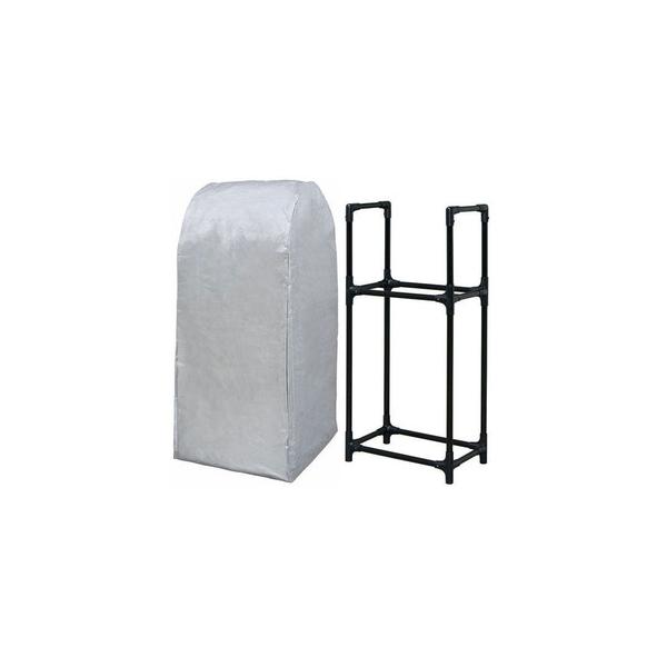 他サイト： IRISOHYAMA アイリスオーヤマ タイヤラック カバー付 ブラック KTL-590Cの商品画像