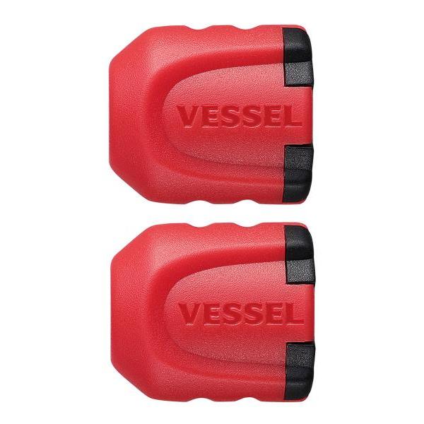 VESSEL ベッセル ネジマグキャッチャー (ショートタイプ) レッド 2個入 マグネタイザー NMS-2PR