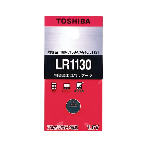 TOSHIBA 東芝 日用品・ペット 乾電池 アルカリボタン電池 (LR1130EC)