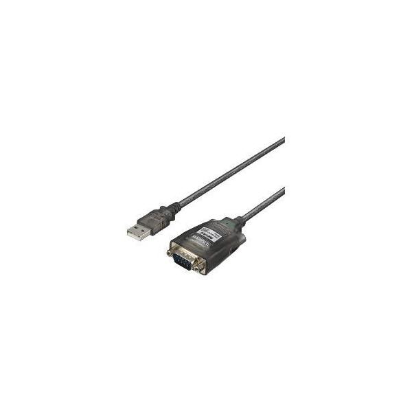 バッファロー USBシリアル変換ケーブル ブラックスケルトン 0.5m(BSUSRC0705BS)
