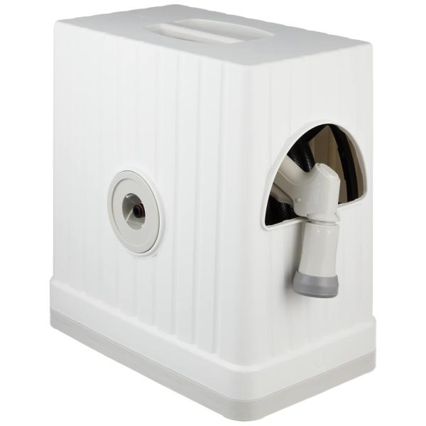 他サイト： IRISOHYAMA アイリスオーヤマ 新商品 フルカバーホースリール EX 30M FHEXN-30 散水ホース 水道ホース ライトベージュ/ホワイトの商品画像