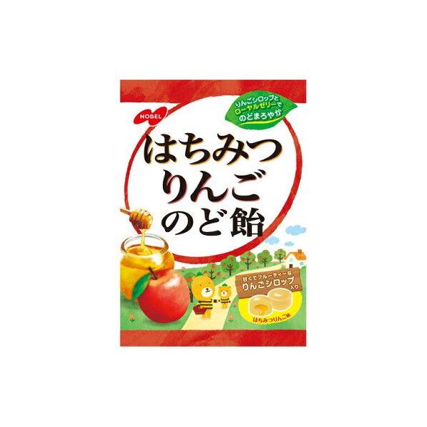 ノーベル製菓 はちみつりんごのど飴 110g 入数:6