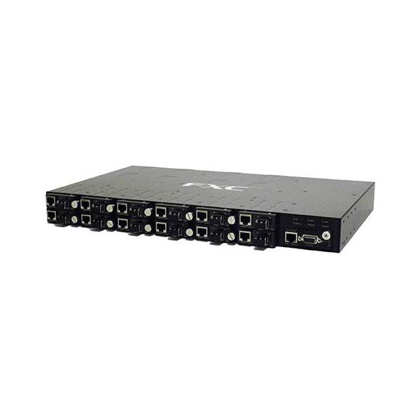 FXC 12スロットMメディアコンバータ1Uラックマウントシャーシ LEX1012-15