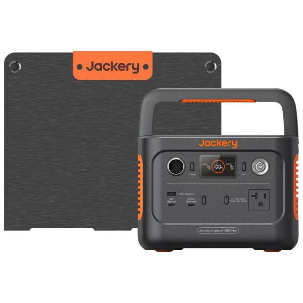 JACKERY ジャクリ JSG0304B Solar Generator 300 Plus 40W Mini(セット品) JSG-0304B 5出力