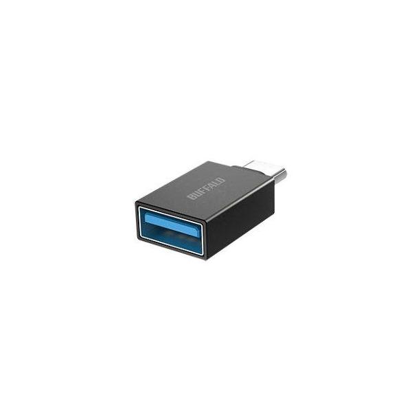 BUFFALO バッファロー BSUAC321ADBK USB変換アダプター Type-A to Type-C