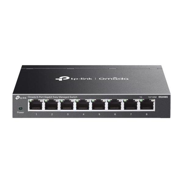 TP-LINK Omada ギガビットポートx8 イージーマネージスイッチ(ES208G(UN))