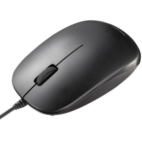 SANWASUPPLY サンワサプライ Silent Mouse USB-C ＆ USB-A Wired BLACK(MA-TMYBL3)