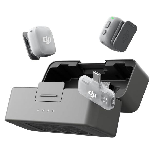大疆創新科技 DJI Mic Mini 2 (2 TX +1 Mobile RX +Charging Case)(CP.RN.00000532.02)