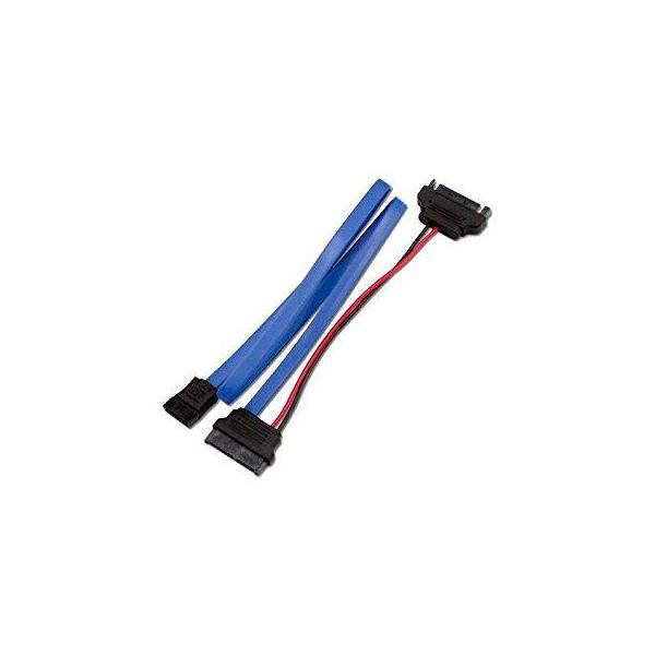 AINEX Slimline SATA電源変換セットコネクター データ50cm、電源変換13cm SLS3005SA 1セット