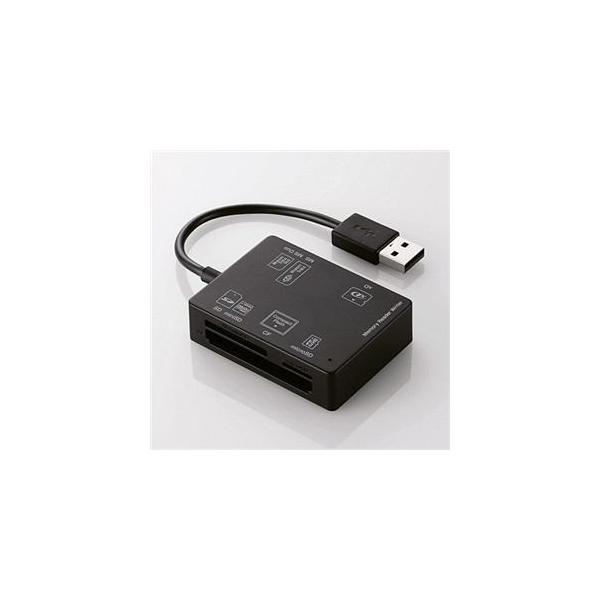 他サイト： ELECOM エレコム メモリリーダライタ/SD+MS+CF+XD/ブラック(MR-A012BK)の商品画像