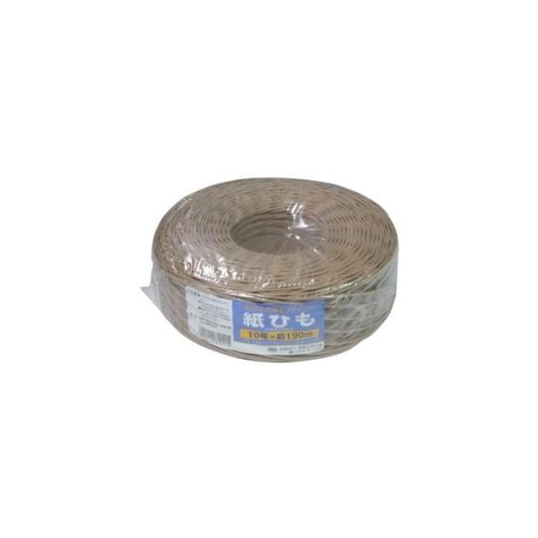 宮島化学工業 紙ひも　茶　10号（1.8mm）×190m Y018 1巻