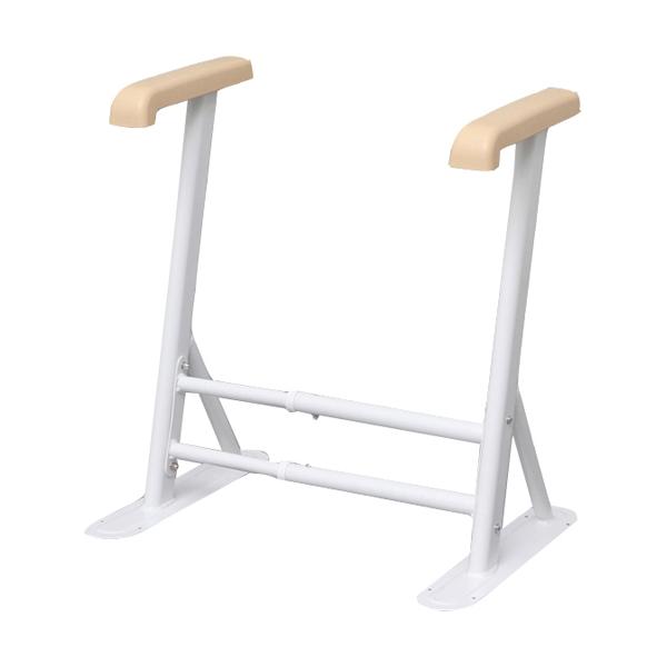 他サイト： IRISOHYAMA アイリスオーヤマ トイレ用サポート手すり ホワイト TRT-64Aの商品画像