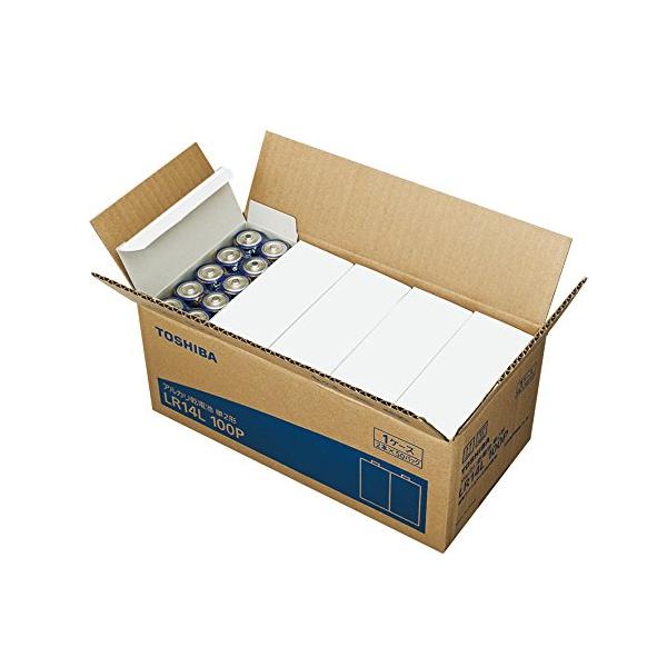 TOSHIBA 東芝 アルカリ乾電池 単2形(LR14L 100P)