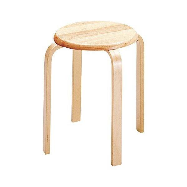 6脚セット　北欧風デザイン木製スツール 椅子（いす・イス）スタッキング可能　おしゃれ　背もたれ無[t]