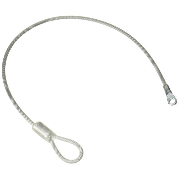 (4個セット)エレコム ESL-W0546 セキュリティロック ワイヤーのみ ( 0.5m / 径3.8mm ) ワイヤー ( 4.6mm× 0. 5m )
