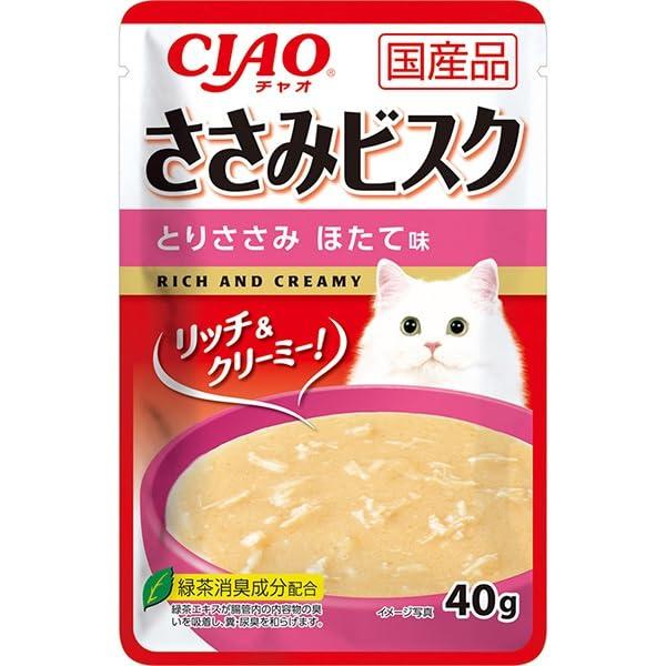 食品 いなばペットフード CIAO ささみビスク とりささみ ほたて味 (-)