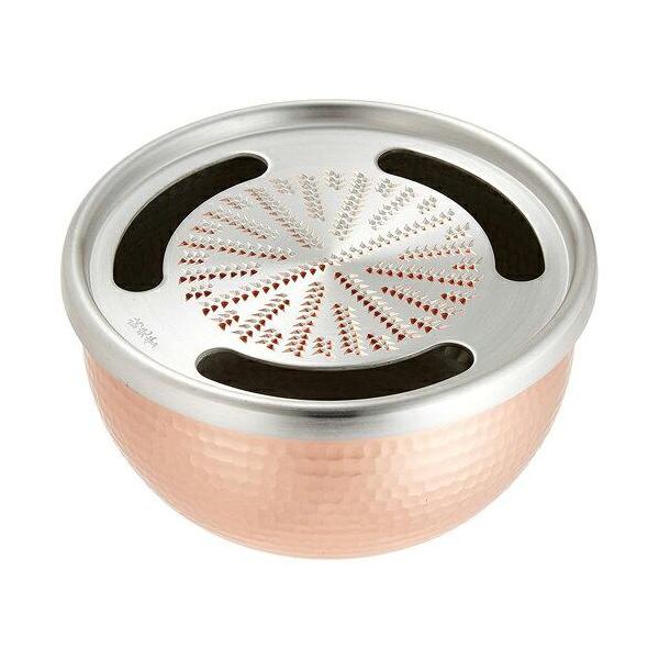 新光金属(Sinkoukinzoku) 日本製 純銅おろし器 15cm 銅器 新光堂 温故知新 HMO-9 (1100018)
