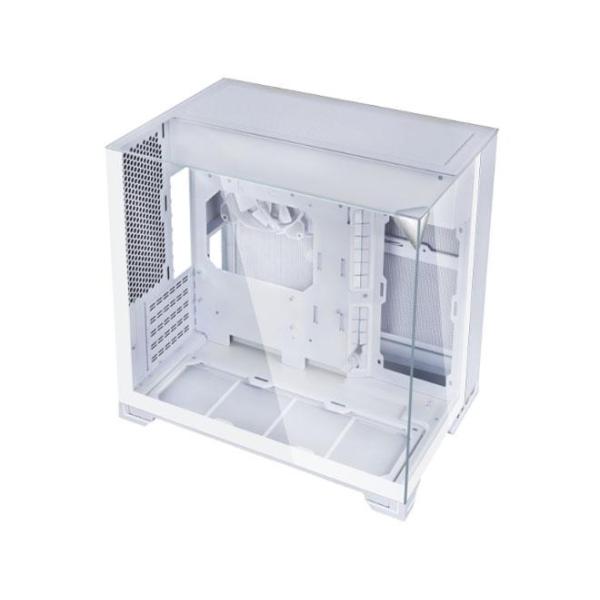 O11 Vision-M White 三面パノラマガラス採用 デュアルチャンバー構造 MicroATXケース ホワイトモデル LLI-O11VMW