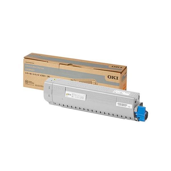 OKI 沖電気 トナーカートリッジ イエロー(大) (C844dnw/835dnwt/835dnw)(TC-C3BY2)