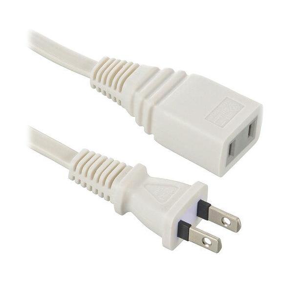 OHM オーム電機 延長コード 屋内用 電源タップ 1個口 1m ストレートプラグ ホワイト HS-T11EDLP22 00-1555