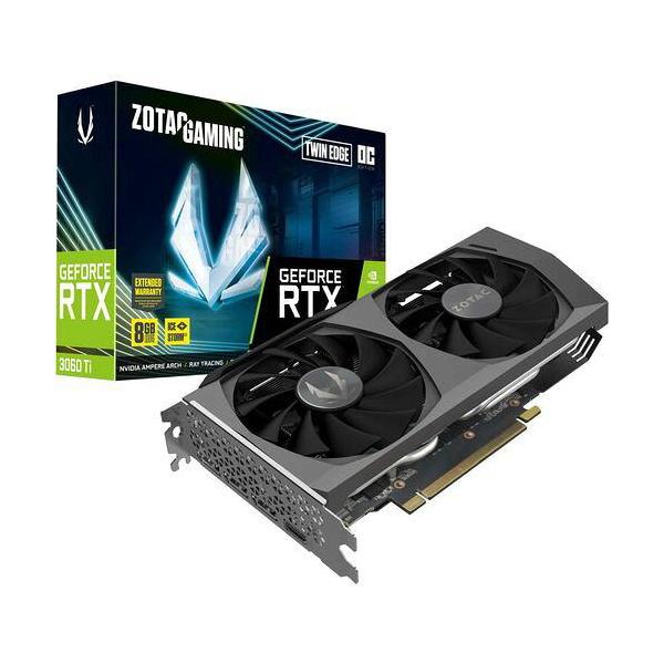 ZOTAC GAMING GeForce RTX 3060 Ti Twin Edge OC LHR (ZTRTX3060TITWINEDGEOC-8GB/ZT-A30610H-10MLHR)