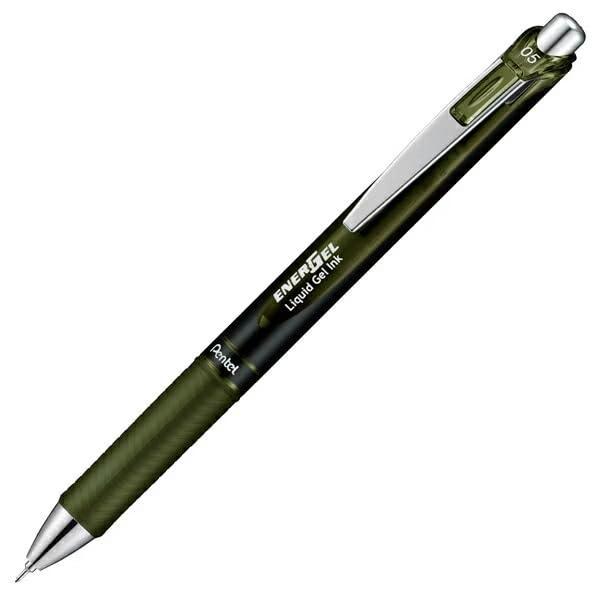 ぺんてる エナージェル 0.5オリーブブラック BLN75A2-KA