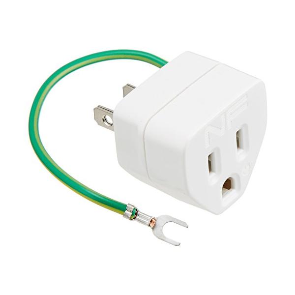 ELECOM エレコム OAアダプタ 3P- 2P(ノイズ対策機能 雷ガード機能付)(T-H32N)
