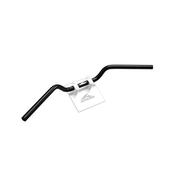 大阪単車用品工業 ハリケーン　HB0002B-01 コンチ2型 ハンドル ブラック 外径φ22.2mm 内径φ18mm