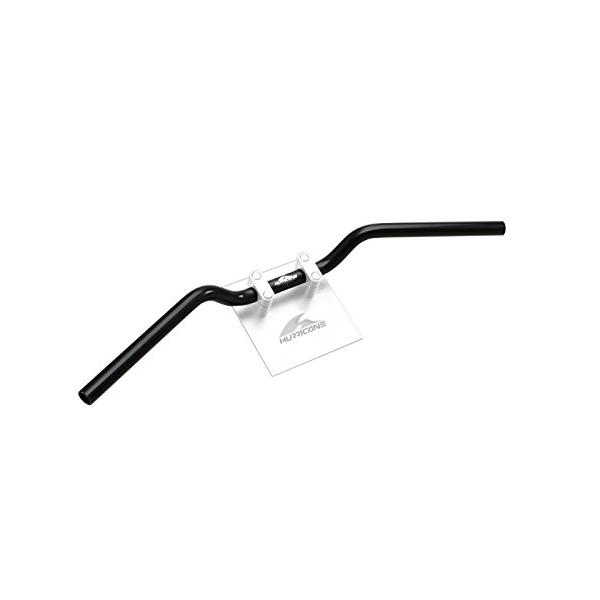 大阪単車用品工業 ハリケーン　HB0004B-01 BMコンチ1型 ハンドル ブラック 外径φ22.2mm 内径φ18mm