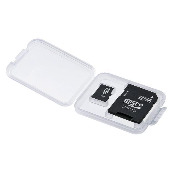 メモリーカードクリアケース microSDカード用 6個セット（FC-MMC10MICN）