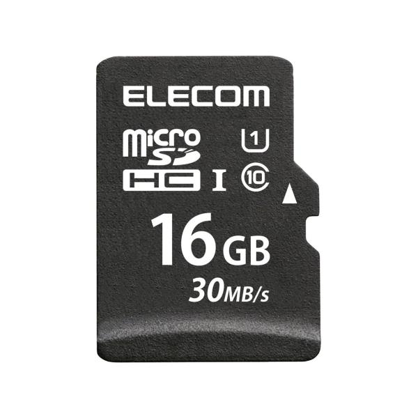 他サイト： ELECOM エレコム microHCカード 16GB UHS-I対応 class10 防水 IPX7 MF-MS016GU11LRAの商品画像