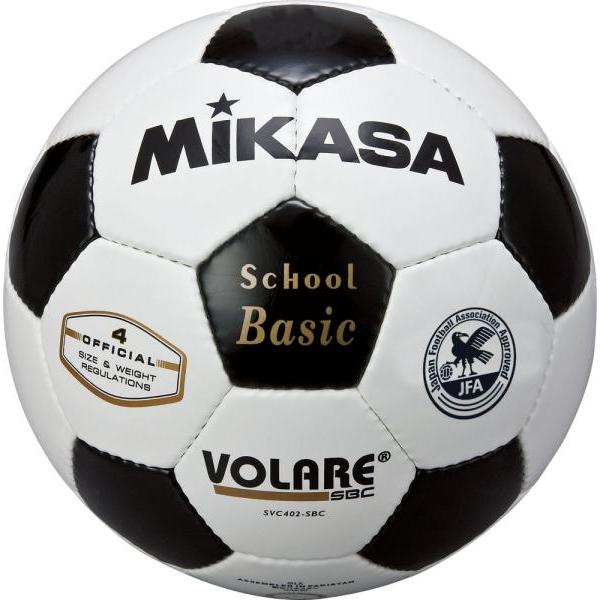 他サイト： ミカサ (MIKASA) サッカー 4ゴウ ケンテイキュウ シロ/クロ SVC402SBCの商品画像