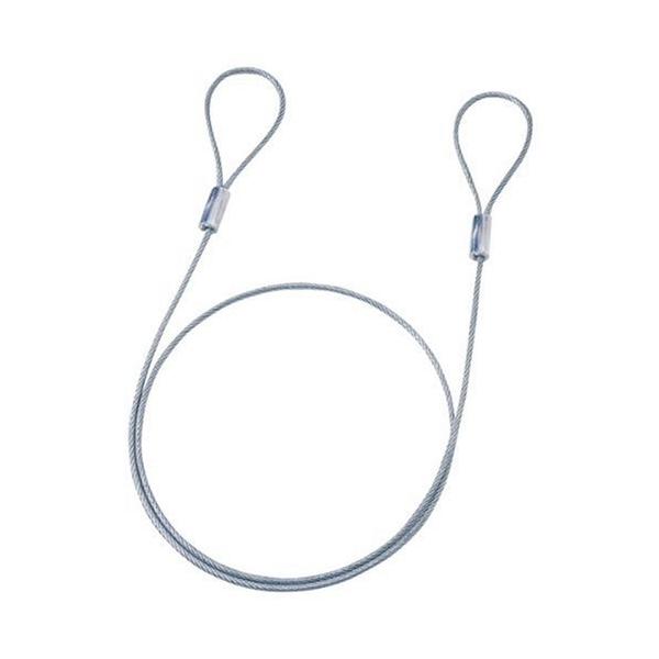 訳あり新品 eセキュリティ ワイヤー 長さ1.0m 径3.5mm SLE-1W-1 サンワサプライ ネコポス対応 外装にキズ、汚れあり